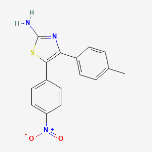 4-(4-Methylphenyl)-5-(4-nitrophenyl)-1,3-thiazol-2-amine