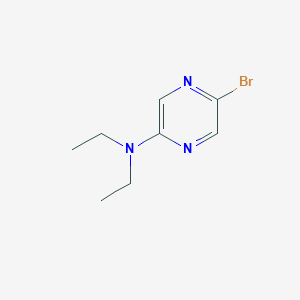 molecular formula C8H12BrN3 B1501282 5-Bromo-N,N-diethylpyrazin-2-amine CAS No. 959238-87-0
