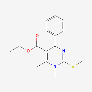 Ethyl 1,6-dimethyl-2-(methylsulfanyl)-4-phenyl-1,4-dihydropyrimidine-5-carboxylate