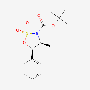 (4S)-3-(tert-Butoxycarbonyl)-4beta-methyl-5beta-phenyl-1,2,3-oxathiazolidine 2,2-dioxide