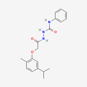 2-[(5-isopropyl-2-methylphenoxy)acetyl]-N-phenylhydrazinecarboxamide