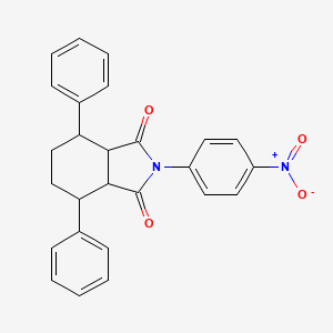 2-(4-nitrophenyl)-4,7-diphenyl-octahydro-1H-isoindole-1,3-dione