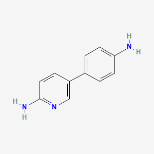 molecular formula C11H11N3 B1501313 5-(4-Aminophenyl)pyridin-2-amine CAS No. 96721-87-8