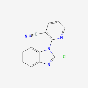 2-(2-Chloro-benzoimidazol-1-yl)-nicotinonitrile