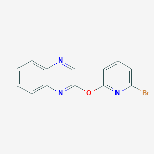 molecular formula C13H8BrN3O B1501324 2-(6-Bromo-pyridin-2-yloxy)-quinoxaline CAS No. 1065484-83-4