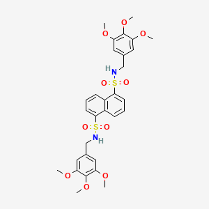 N,N'-bis(3,4,5-trimethoxybenzyl)naphthalene-1,5-disulfonamide