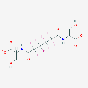 2,2'-[(2,2,3,3,4,4,5,5-Octafluoro-1,6-dioxohexane-1,6-diyl)diimino]bis(3-hydroxypropanoate)