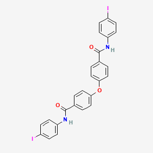 N-(4-Iodophenyl)-4-{4-[(4-iodophenyl)carbamoyl]phenoxy}benzamide