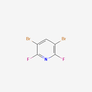 molecular formula C5HBr2F2N B1501348 3,5-ジブロモ-2,6-ジフルオロピリジン CAS No. 685517-84-4