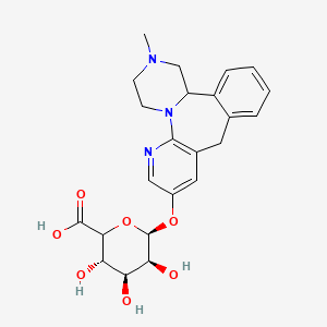 molecular formula C23H27N3O7 B1501356 8-Hydroxymirtazapine b-D-glucuronide 