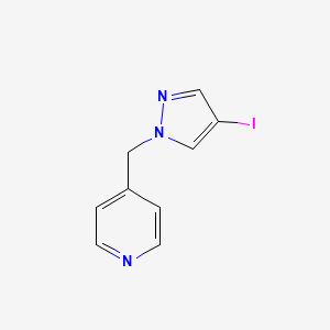molecular formula C9H8IN3 B1501357 4-碘-1-(吡啶-4-基甲基)吡唑 CAS No. 1187385-85-8