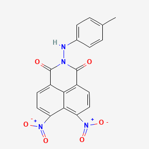 2-[(4-methylphenyl)amino]-6,7-dinitro-1H-benzo[de]isoquinoline-1,3(2H)-dione