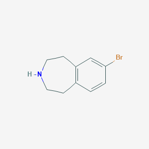 molecular formula C10H12BrN B1501372 7-Bromo-2,3,4,5-tetrahydro-1H-benzo[d]azepine CAS No. 740842-86-8