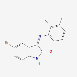 5-Bromo-3-(2,3-dimethylanilino)indol-2-one