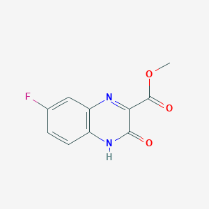 Methyl 7-fluoro-3-oxo-3,4-dihydroquinoxaline-2-carboxylate