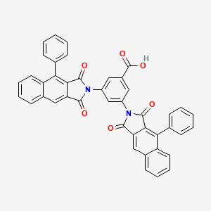 3,5-bis(1,3-dioxo-4-phenyl-1,3-dihydro-2H-benzo[f]isoindol-2-yl)benzoic acid