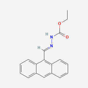 ethyl (2E)-2-(anthracen-9-ylmethylidene)hydrazinecarboxylate