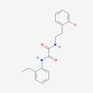 N-(2-ethylphenyl)-N'-[2-(2-fluorophenyl)ethyl]ethanediamide