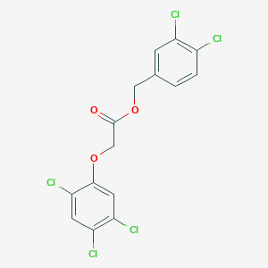 (3,4-Dichlorophenyl)methyl 2-(2,4,5-trichlorophenoxy)acetate