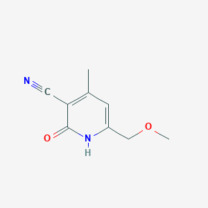 6-(Methoxymethyl)-4-methyl-2-oxo-1,2-dihydropyridine-3-carbonitrile