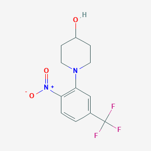 1-(2-Nitro-5-(trifluoromethyl)phenyl)piperidin-4-ol