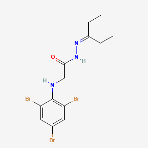 N'-(Pentan-3-ylidene)-2-[(2,4,6-tribromophenyl)amino]acetohydrazide