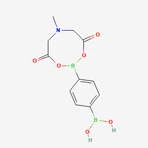 [4-(6-Methyl-4,8-dioxo-1,3,6,2-dioxazaborocan-2-yl)phenyl]boronic acid