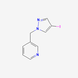 3-((4-Iodo-1H-pyrazol-1-yl)methyl)pyridine