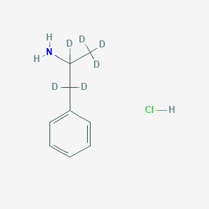 Phenyl-2-aminopropane-1,1,2,3,3,3-D6 hcl