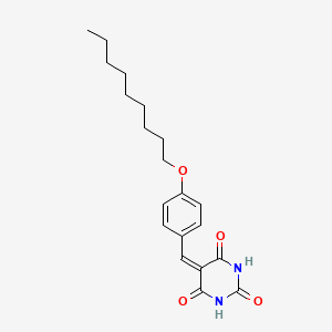 (5E)-2,6-dihydroxy-5-[4-(nonyloxy)benzylidene]pyrimidin-4(5H)-one