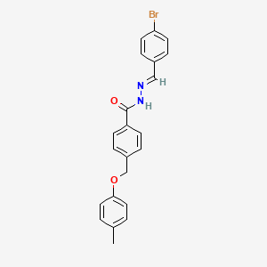 N'-[(E)-(4-bromophenyl)methylidene]-4-[(4-methylphenoxy)methyl]benzohydrazide