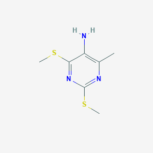 4-Methyl-2,6-bis(methylsulfanyl)pyrimidin-5-amine