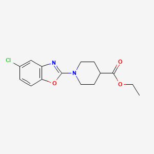 Ethyl 1-(5-chlorobenzo[d]oxazol-2-yl)piperidine-4-carboxylate