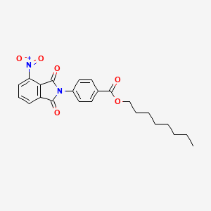 octyl 4-(4-nitro-1,3-dioxo-1,3-dihydro-2H-isoindol-2-yl)benzoate