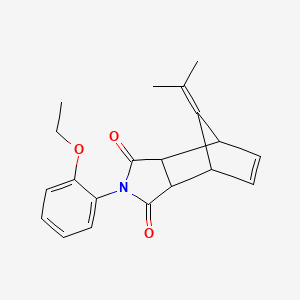 2-(2-Ethoxyphenyl)-8-isopropylidene-3A,4,7,7A-tetrahydro-1H-4,7-methanoisoindole-1,3(2H)-dione