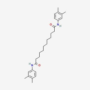 molecular formula C28H40N2O2 B15014417 N,N'-bis(3,4-dimethylphenyl)dodecanediamide 