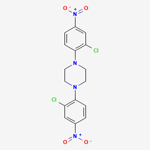 1,4-Bis(2-chloro-4-nitrophenyl)piperazine