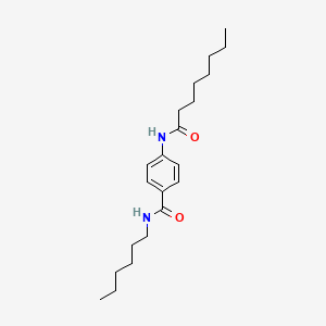 N-hexyl-4-(octanoylamino)benzamide