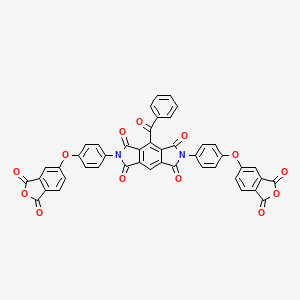 2,6-bis{4-[(1,3-dioxo-1,3-dihydro-2-benzofuran-5-yl)oxy]phenyl}-4-(phenylcarbonyl)pyrrolo[3,4-f]isoindole-1,3,5,7(2H,6H)-tetrone