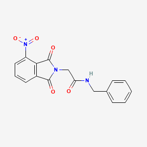 N-benzyl-2-(4-nitro-1,3-dioxo-1,3-dihydro-2H-isoindol-2-yl)acetamide