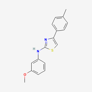 N-(3-Methoxyphenyl)-4-(4-methylphenyl)-1,3-thiazol-2-amine