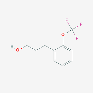 molecular formula C10H11F3O2 B1501480 3-(2-(Trifluoromethoxy)phenyl)propan-1-ol 