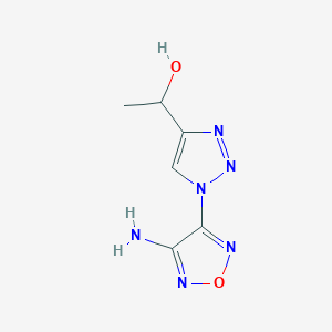 1-[1-(4-amino-1,2,5-oxadiazol-3-yl)-1H-1,2,3-triazol-4-yl]ethanol