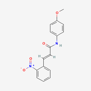 (2E)-N-(4-methoxyphenyl)-3-(2-nitrophenyl)prop-2-enamide