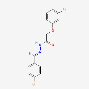 2-(3-bromophenoxy)-N'-[(E)-(4-bromophenyl)methylidene]acetohydrazide