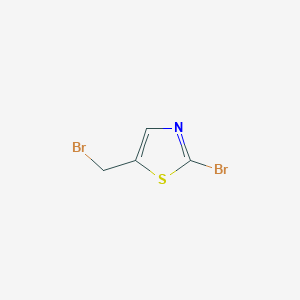 molecular formula C4H3Br2NS B150149 2-溴-5-(溴甲基)噻唑 CAS No. 131748-91-9
