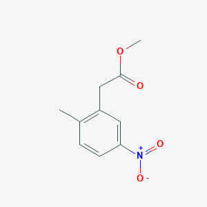 molecular formula C10H11NO4 B1501490 Methyl 2-(2-methyl-5-nitrophenyl)acetate CAS No. 287119-84-0