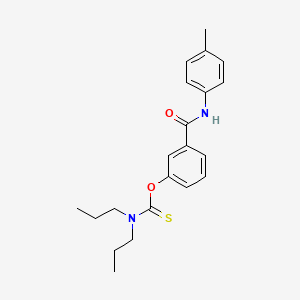 O-{3-[(4-methylphenyl)carbamoyl]phenyl} dipropylcarbamothioate