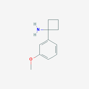 molecular formula C11H16ClNO B1501498 1-(3-Methoxyphenyl)cyclobutanamine CAS No. 1228994-83-9