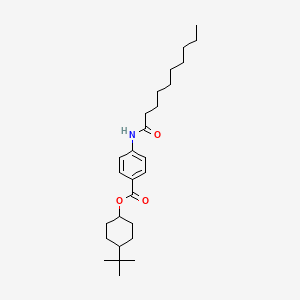 4-Tert-butylcyclohexyl 4-(decanoylamino)benzoate